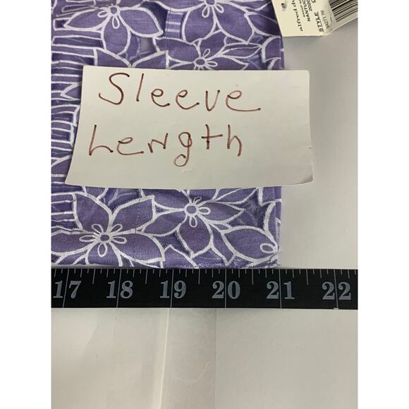 ALFRED DUNNER 2PC BLOUSE SZ 3X Sheer Lavender Pastel Feminine Cottagecore NWT - Picture 8 of 10